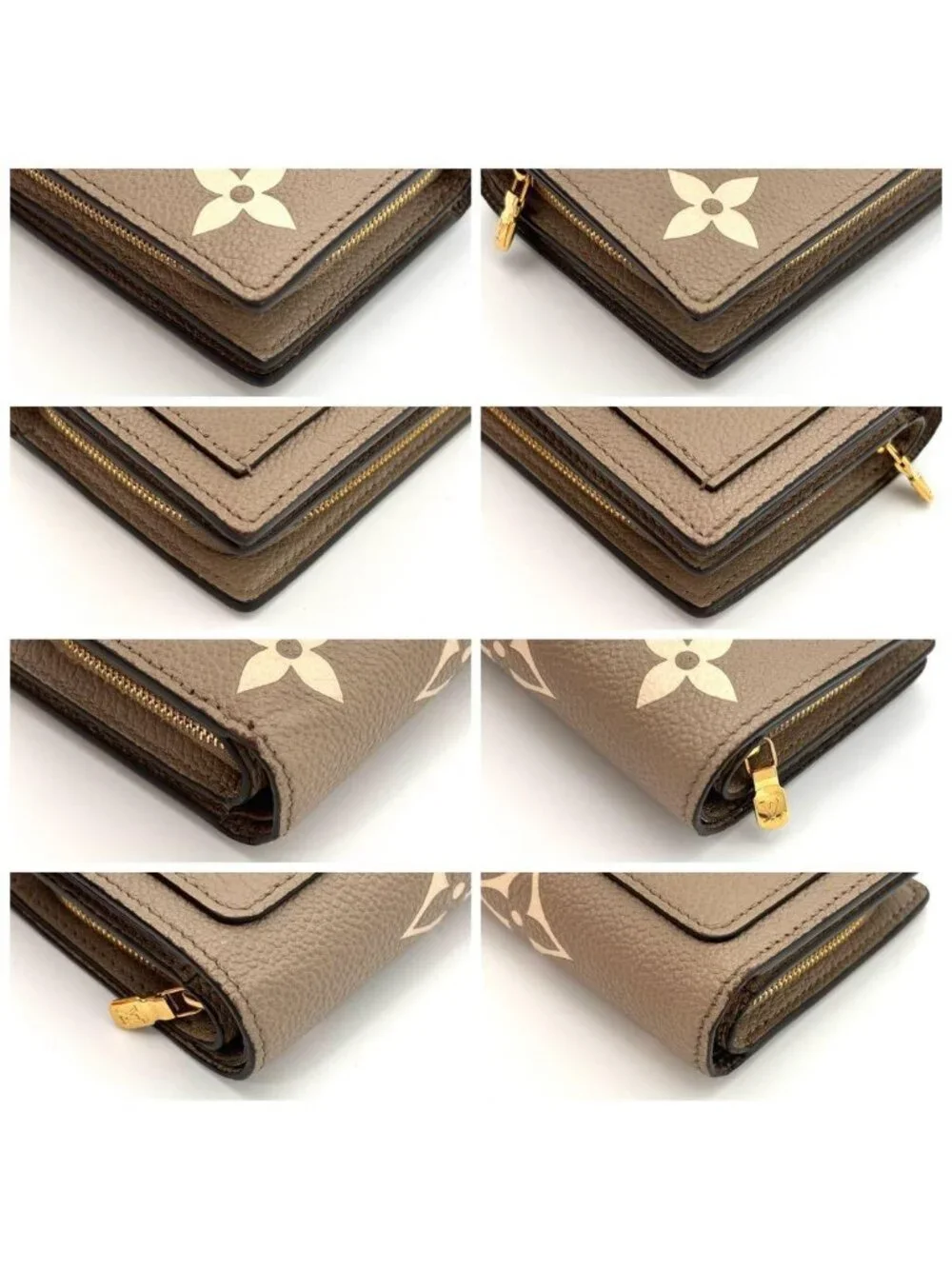 Louis Vuitton Wallet Portefeuille Clair Bicolor Tourterelle